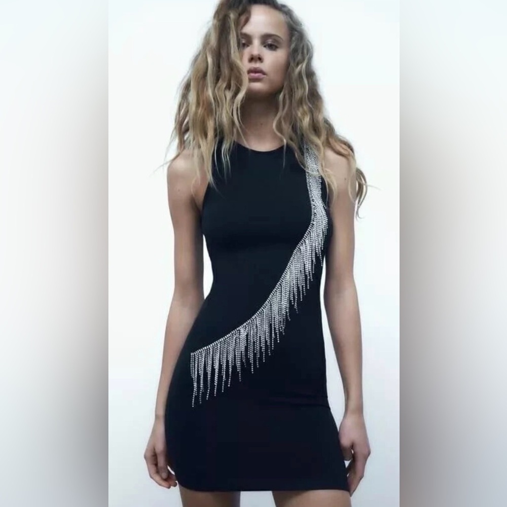 Zara Mini Rhinestone Dress